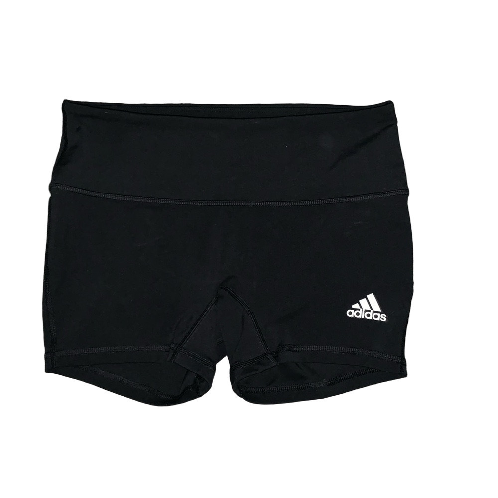 Adidas Athletic Shorts Womens Medium Exercise Cycling Running Casual Stretchy - Picture 2 of 9